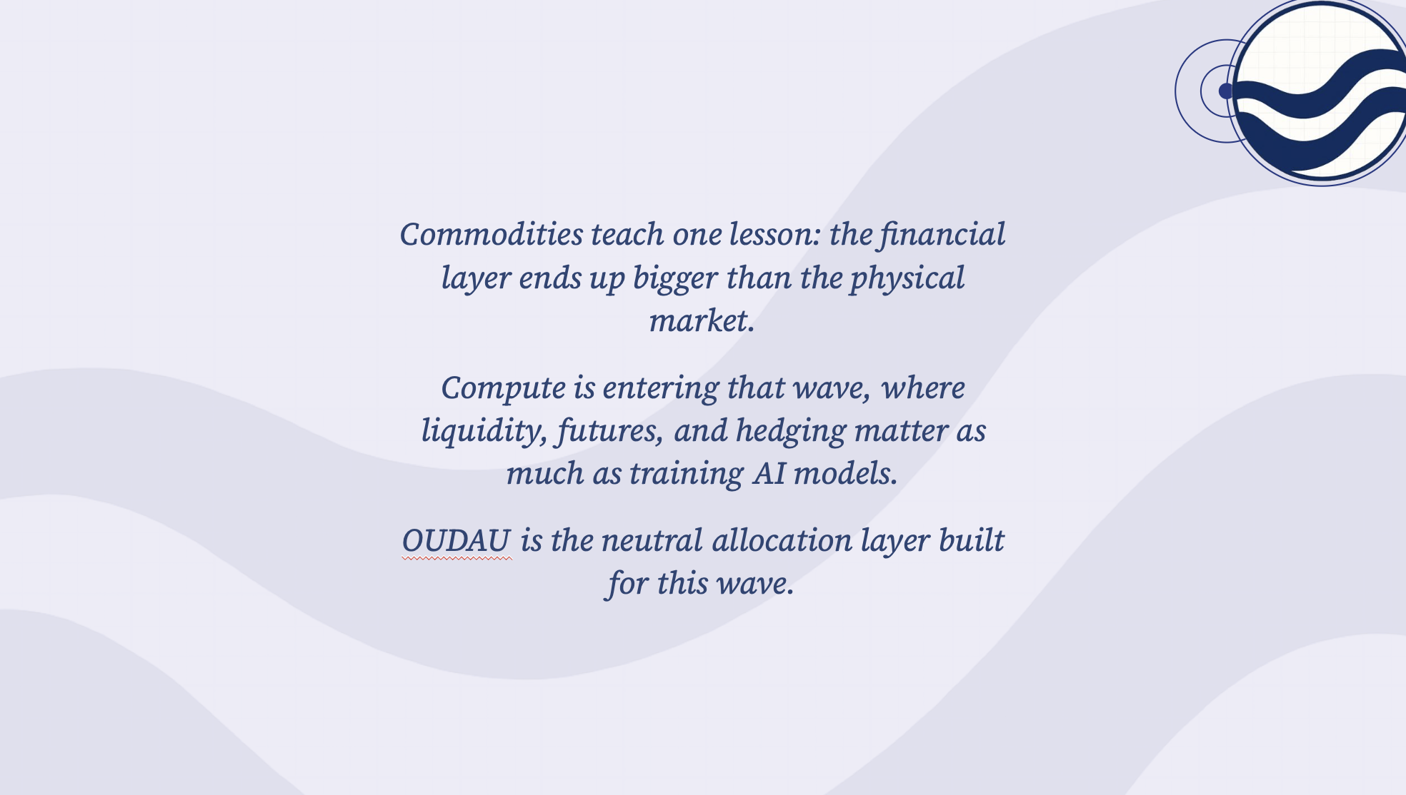OUDAU thesis on compute markets and allocation