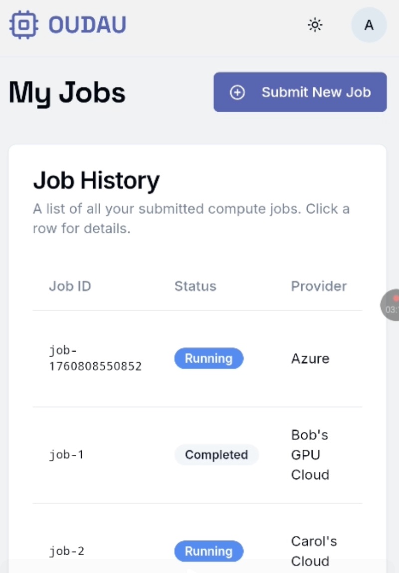 Jobs UI